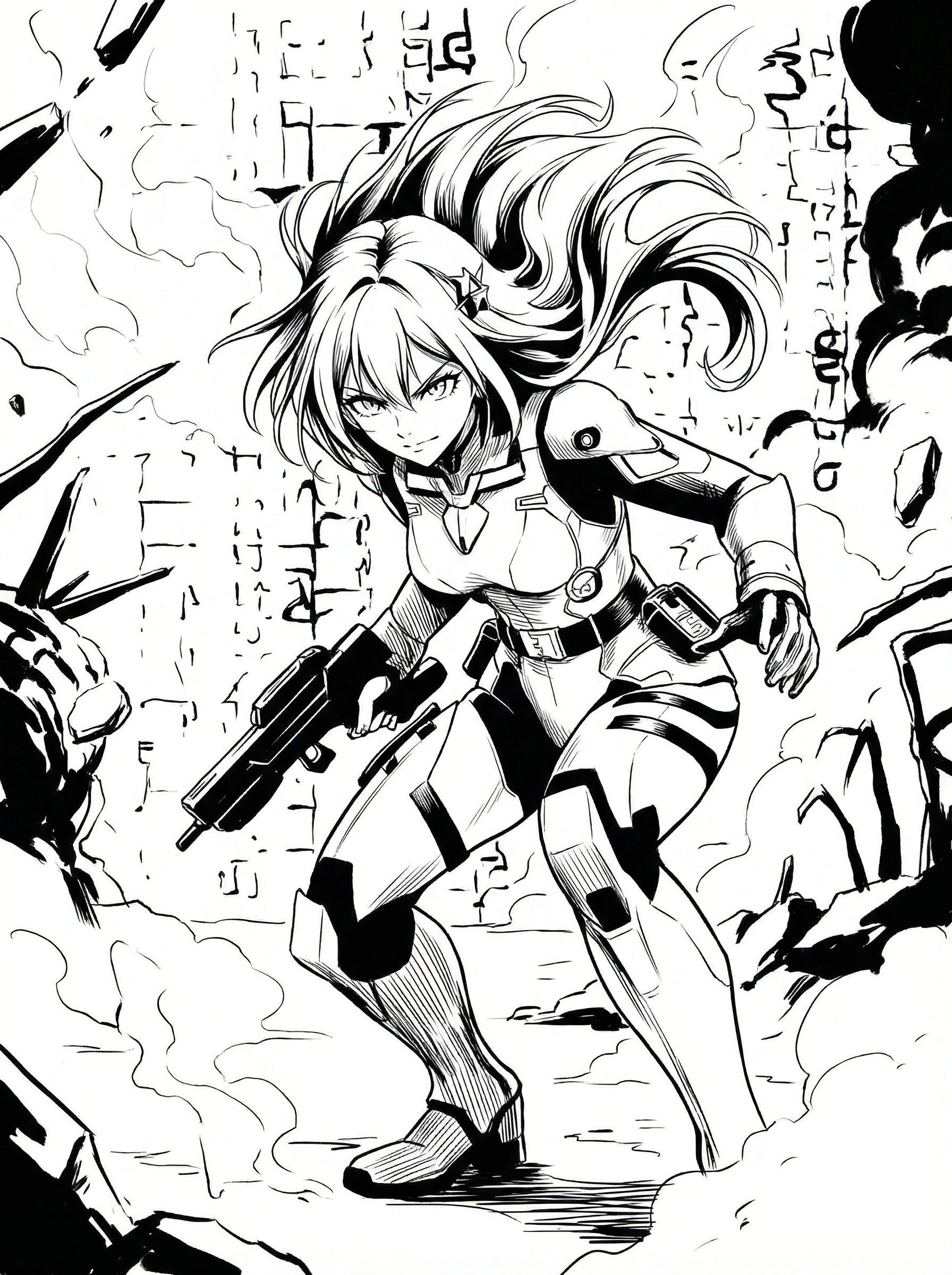 Manga en noir et blanc en un clic_image 